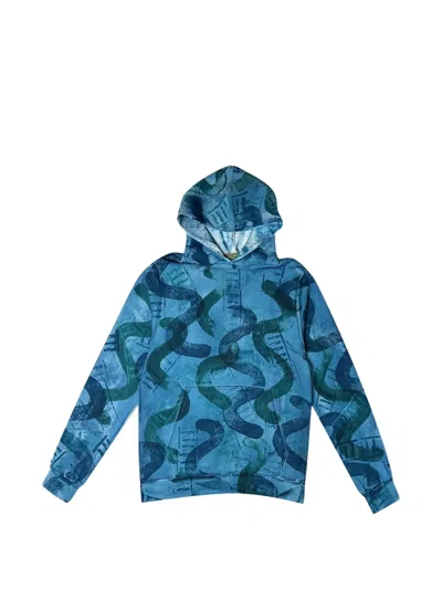 Denim Tears Skepta Tears Hoodie In Blue