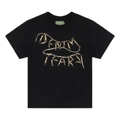 Denim Tears Ss24 Kiss My Grits Tee 'black'