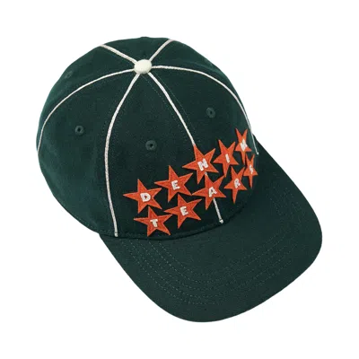 Pre-owned Denim Tears Star Logo Cap 'green' | Men's Size Onesize