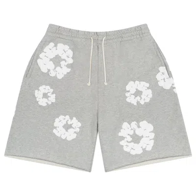 Pre-owned Denim Tears The Cotton Wreath Shorts 'grey' 'grey' | Men's Size M