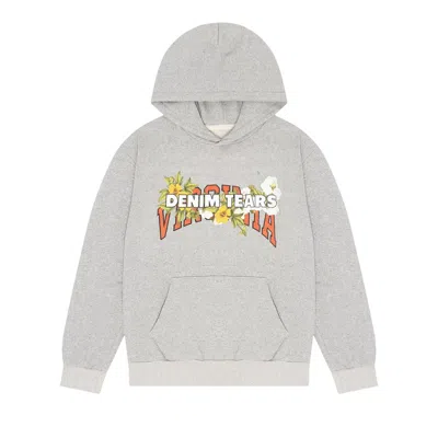 Pre-owned Denim Tears The Virginia 1619 Hoodie 'grey' | Men's Size M In Gray