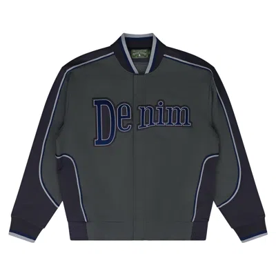 Pre-owned Denim Tears Track Jacket 'grey' | Men's Size L In Gray