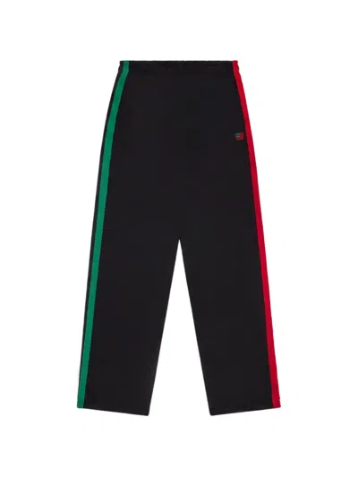 Denim Tears Two Flags Track Pants In Black