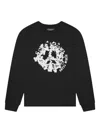 Denim Tears University "black" Sweatshirt In Multi