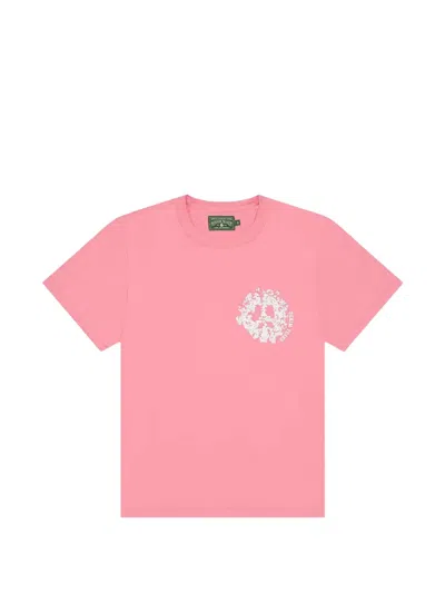 Denim Tears University T-shirt In Pink