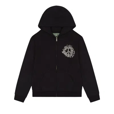 Pre-owned Denim Tears University Zip Hoodie 'black/grey' | Men's Size S