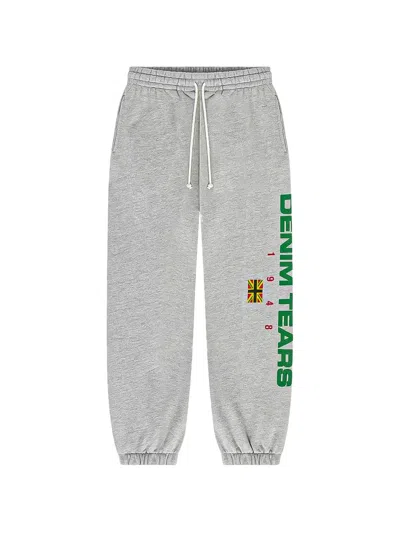 Denim Tears Windrush Empire 1948 Track Pants In Gray