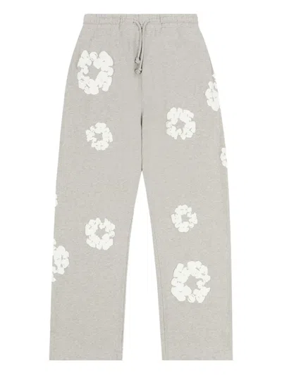 Denim Tears Jogginghose Mit Kranz-print In Neutral