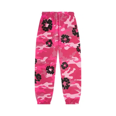Pre-owned Denim Tears Wreath Sweatpant 'pink Camo' | Multi-color | Men's Size L