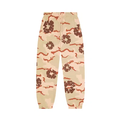 Pre-owned Denim Tears Wreath Sweatpant 'tan Camo' | Multi-color | Men's Size L