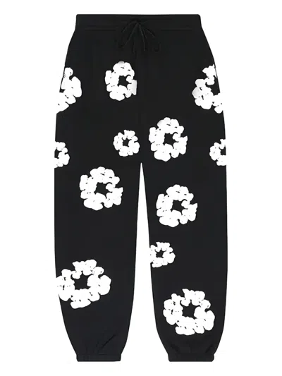 Denim Tears Wreath Track Pants In Black