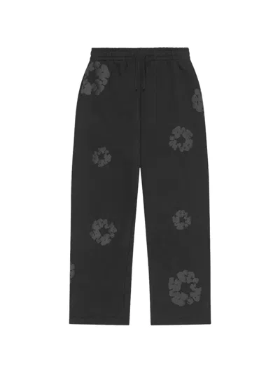 Denim Tears Wreath Track Pants In Black