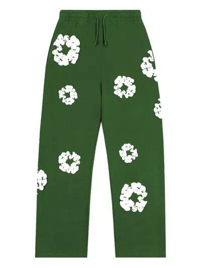 Denim Tears Wreath-print Track Pants In Multi