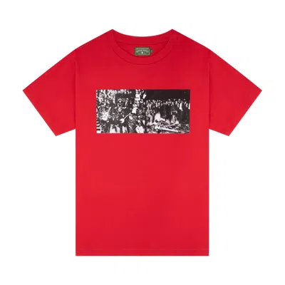 Pre-owned Denim Tears X Arthur Jafa Black Entertainment Tee 'red'