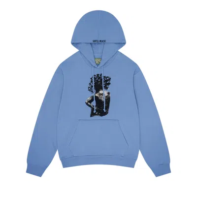 Pre-owned Denim Tears X Arthur Jafa Ex-slave Gordon Hoodie 'dusty Blue'