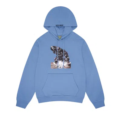Pre-owned Denim Tears X Arthur Jafa Lerage Hoodie 'dusty Blue'