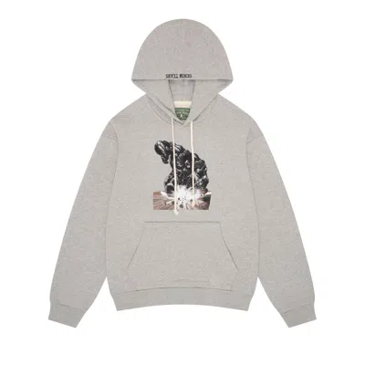 Pre-owned Denim Tears X Arthur Jafa Lerage Hoodie 'heather Grey'