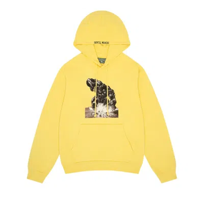 Pre-owned Denim Tears X Arthur Jafa Lerage Hoodie 'yellow'