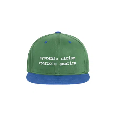 Pre-owned Denim Tears X Arthur Jafa Systemic Racism Controls America Hat 'green'