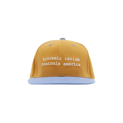 Pre-owned Denim Tears X Arthur Jafa Systemic Racism Controls America Hat 'orange'