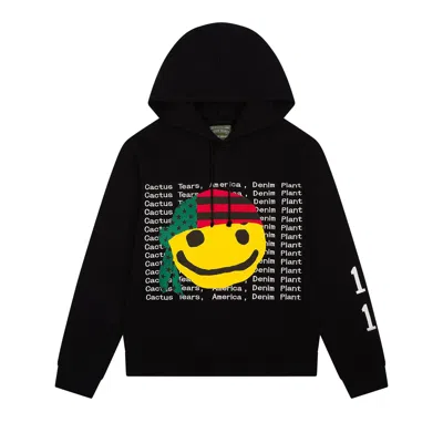 Pre-owned Denim Tears X Cactus Plant Flea Market Cactus Tears Hoodie 'black' | Men's Size Xl