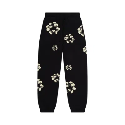 Pre-owned Denim Tears X Cactus Plant Flea Market Cactus Tears Wreath Sweatpants 'black' | Men's Size L