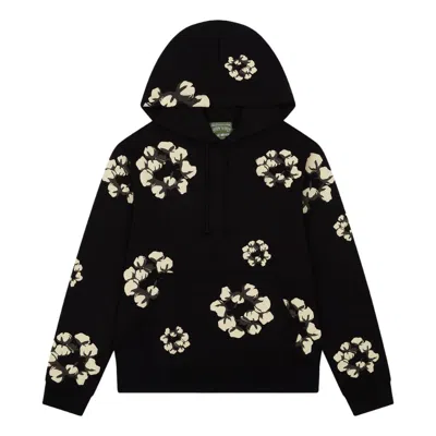 DENIM TEARS DENIM TEARS X CACTUS PLANT FLEA MARKET COTTON WREATH HOODIE 'BLACK'