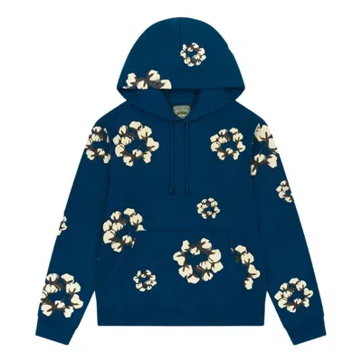 DENIM TEARS DENIM TEARS X CACTUS PLANT FLEA MARKET COTTON WREATH HOODIE 'NAVY'
