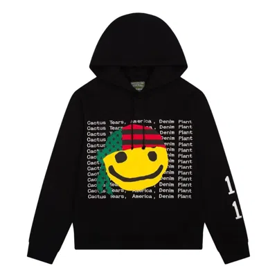Denim Tears X Cactus Plant Flea Market Smiley Face Hoodie 'black'