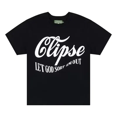Pre-owned Denim Tears X Clipse Let God Sort Em Out 5th Anniversary Tee 'black' | Men's Size Xl