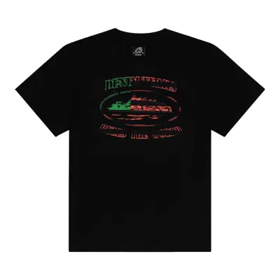 Pre-owned Denim Tears X Cortiez Cortears Og Alcatraz Tee 'black' | Men's Size S