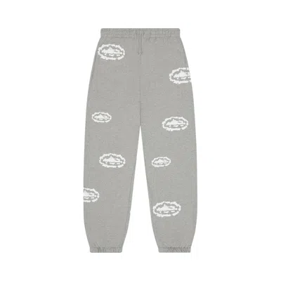 Pre-owned Denim Tears X Cortiez Island Wreath Sweatpants 'grey' | Men's Size M In Gray