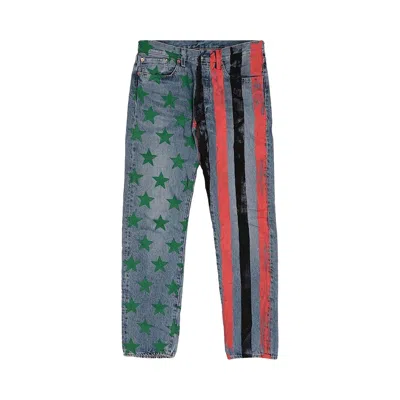 Pre-owned Denim Tears X Cpfm 4th Of July Denim Plant Jeans 'blue' | Men's Size 30