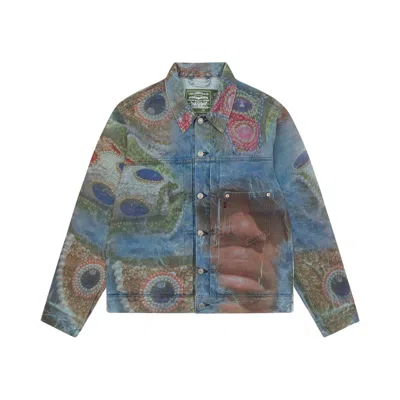 Pre-owned Denim Tears X Levi's Big Chief Demond Type-1 Jean Jacket 'multicolor' | Multi-color | Men's Size Xxl