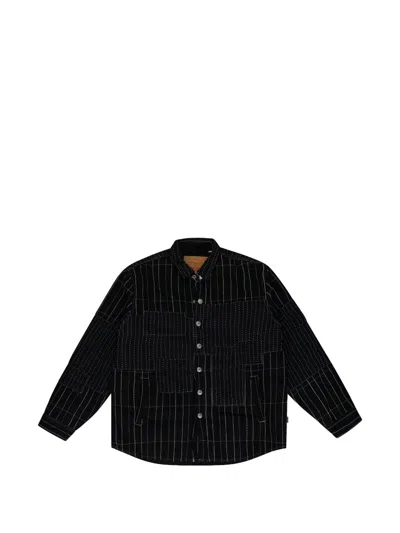 Denim Tears X Levi's Patchwork Denim Jacket In Black