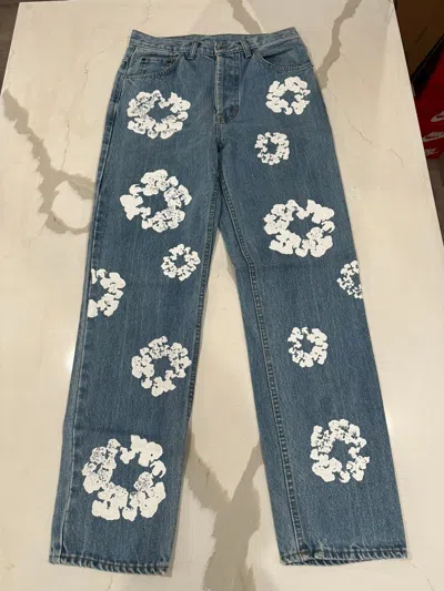 Pre-owned Denim Tears X Levi's Vintage Jeans Cotton Wreath In Blue