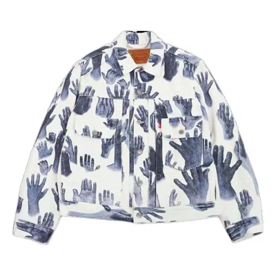 Denim Tears X Levi's X  Trucker Jacket 'multi-color' In Blue