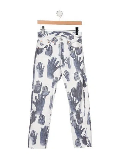 Pre-owned Denim Tears X Levis Indigo Hands Skinny Jeans In Multi