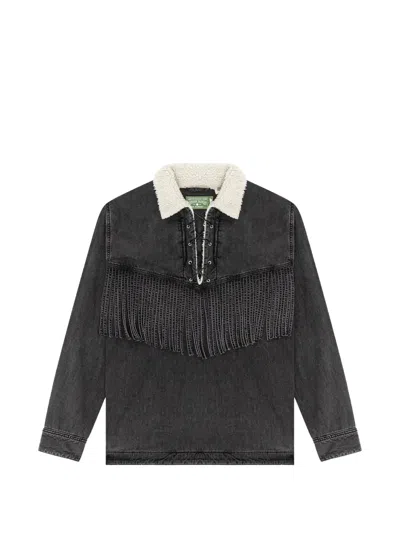 Denim Tears X Levi's® Western Cowboy Fringe Top In Black