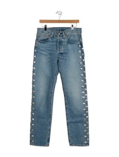 Pre-owned Denim Tears X Levis X Our Legacy 2pac Skinny Jeans In Blue