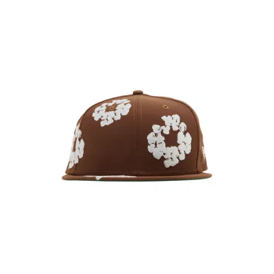 Pre-owned Denim Tears X New Era Cotton Wreath 59/50 'brown'