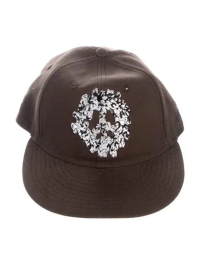 Pre-owned Denim Tears X New Era Cotton Wreath Peace Hat In Brown