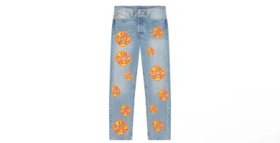 Pre-owned Denim Tears X Offset 501 Jeans Light Wash In Blue