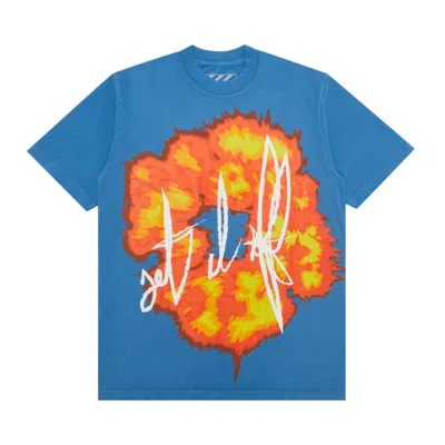 Pre-owned Denim Tears X Offset Set It Off #2 T-shirt 'blue'