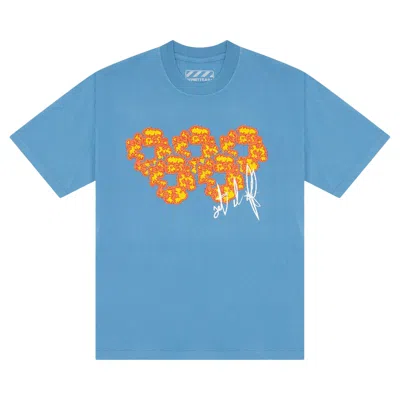 Pre-owned Denim Tears X Offset Tee 4 'blue'