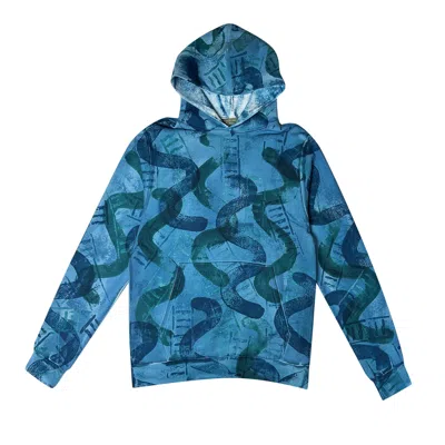 Pre-owned Denim Tears X Skepta Tears Hoodie 'light Blue' | Men's Size L