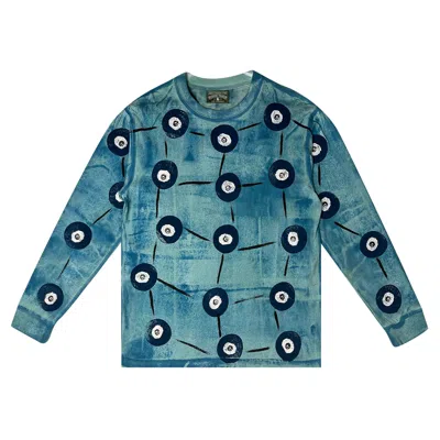 Pre-owned Denim Tears X Skepta Tears Long-sleeve 'light Blue' | Men's Size M