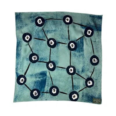 Pre-owned Denim Tears X Skepta Tears Scarf 'light Blue' | Men's Size Onesize