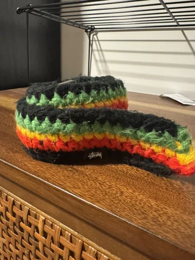 Pre-owned Denim Tears X Stussy Denim Tears Belt Rasta In Multi