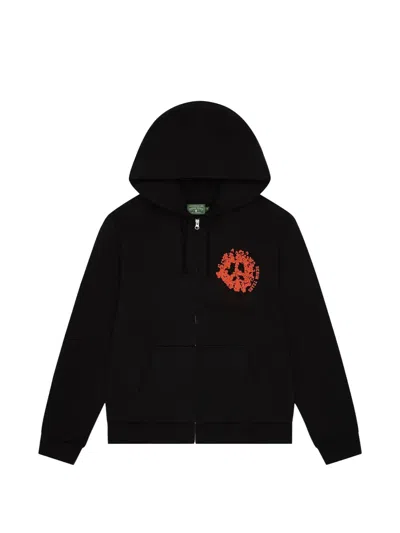 Denim Tears Kapuzenjacke Mit Reissverschluss In Black